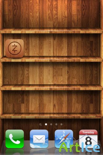 iPhone-4 Wood Shelf's Thin