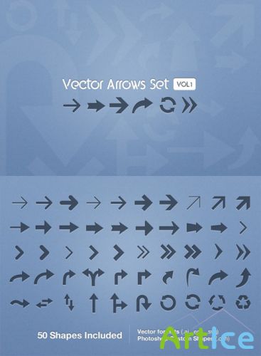 Vector Arrows Set - Vol 1 - MediaLoot