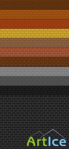 Patterns for Photoshop - Realistic Brick