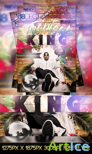 Tropical King Flyer/Poster PSD Template