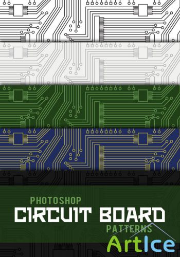 Brushes for Photoshop - Circuit Board