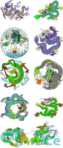 Collection of Dragons Psd 2012 for Photoshop