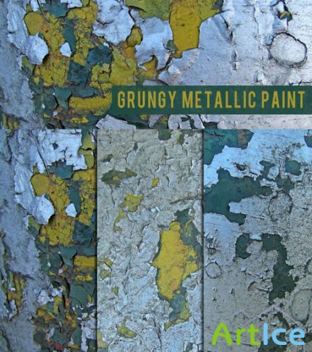 Textures - Grungy Metallic Paint