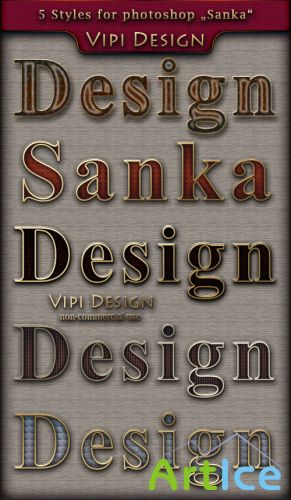 Styles for Photoshop - Sanka