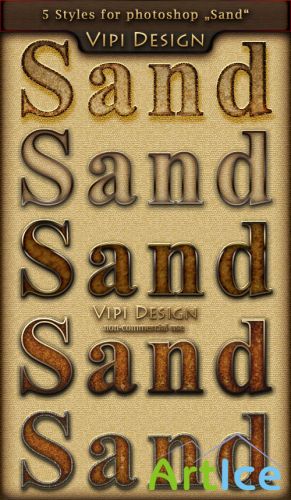 Styles for Photoshop - Sand