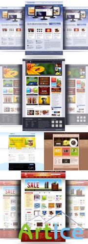 Corporate Website Template Pack for Photoshop