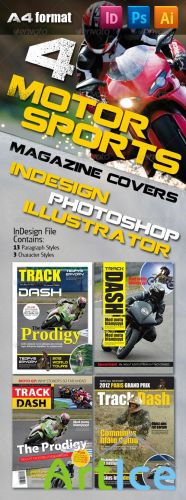 4 Motorsports Magazine Covers