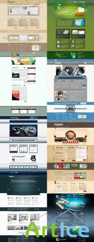 Web Templates Psd Pack 6 For Photoshop