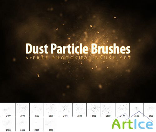 Dust Particle Brushes set