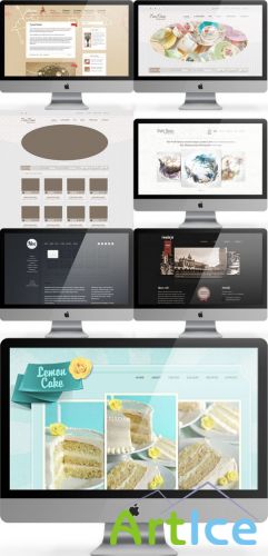 Web Templates Psd Pack 11 For Photoshop