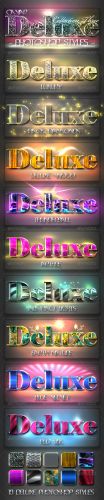 GraphicRiver - 10 DeLuxe Photoshop Layer Styles C3 + Lights 2245254