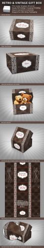 GraphicRiver - Retro and Vintage Gift Box Package Template