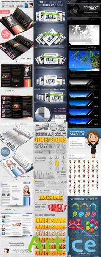 GraphicRiver Collection for Photoshop pack #6