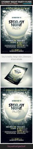 GraphicRiver - Stormy Night Party Flyer 2326554