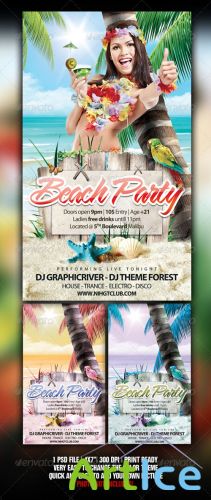 GraphicRiver - Tropical Beach Party 2323844