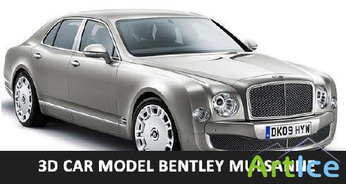 3D Car Model Bentley Mulsanne
