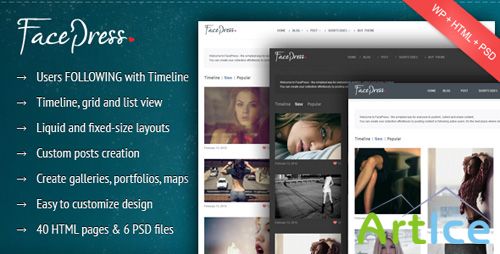 ThemeForest - FacePress - Community Content Sharing Wordpress Theme - V0.5