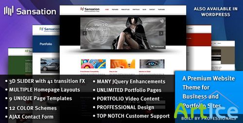 ThemeForest - Sansation - WordPress Theme (Reupload)