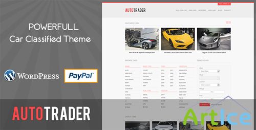 ThemeForest - Autotrader - Car Classified Theme v1.1.4 for Wordpress 3.x