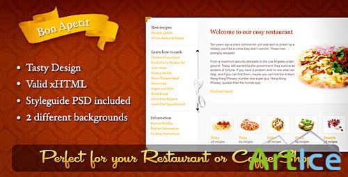 ThemeForest - Bon Apetit, restaurant or coffee shop template