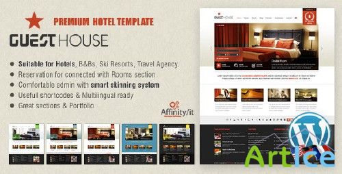 ThemeForest - Guesthouse v1.3 - Hotel, B&B or Campsite Premium Theme (Reupload)