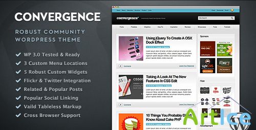 ThemeForest - Convergence v2.0 - Wordpress Theme