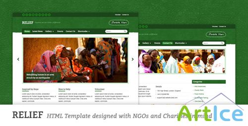 ThemeForest - Relief - Charity HTML Template - RIP