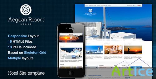 ThemeForest - Aegean Resort - Responsive Hotel Template