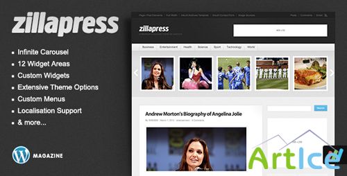 ThemeForest - ZillaPress - WordPress Magazine / Community Theme