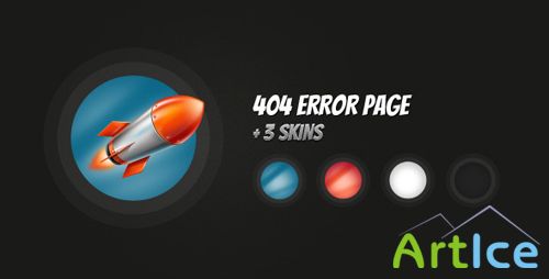 ThemeForest - Rocket - 404 Error Page - RIP