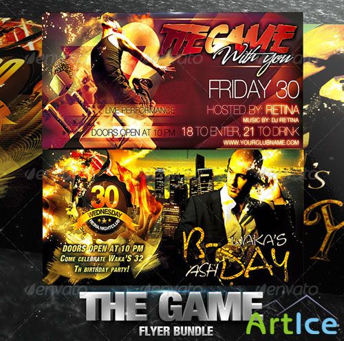 GraphicRiver - The Game Flyer Bundle 2557109