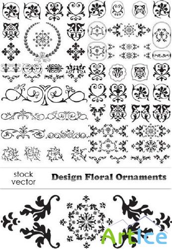 Vectors - Design Floral Ornaments