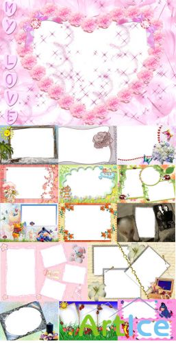 Collection of Spring Photo frames pack 22