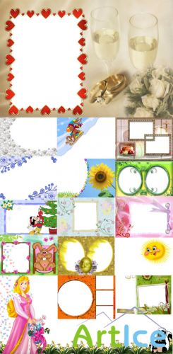 Collection of Spring Photo frames pack 28