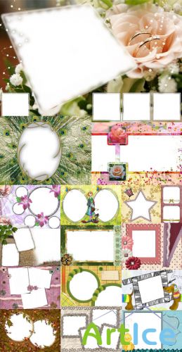 Collection of Spring Photo frames pack 31