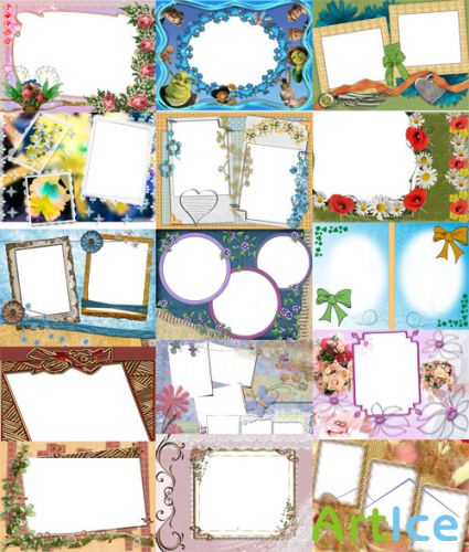 Collection of Spring Photo frames pack 33