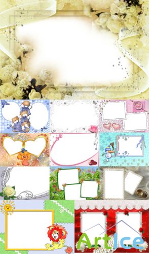Collection of Spring Photo frames pack 38