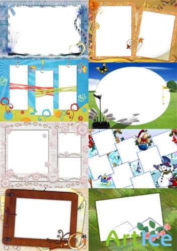 Collection of Spring Photo frames pack 45