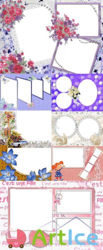 Collection of Spring Photo frames pack 46