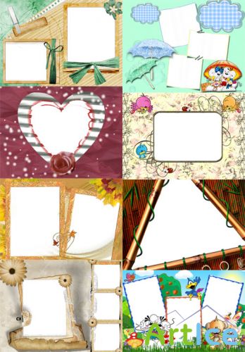 Collection of Spring Photo frames pack 51