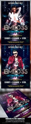GraphicRiver - Emboss Party Flyer 2545056