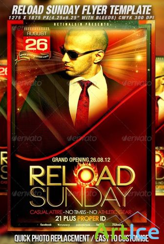 GraphicRiver - Reload Sunday Flyer Template 2545057
