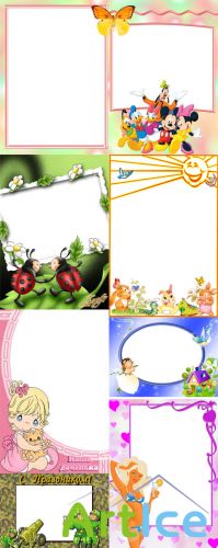Collection of Spring Photo frames pack 60
