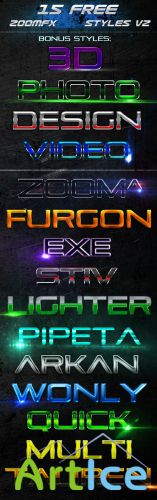 15 Zoomfx Styles for Photoshop v2