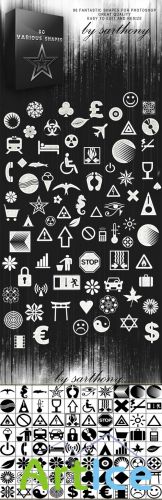80 Various Shapes for Photoshop