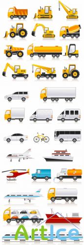 Transport Vehicles Vector