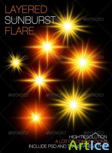 GraphicRiver - Layered Sunburst Flare 139349