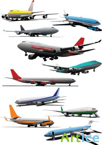 Aircraft models Vector