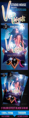 GraphicRiver - Vip Nights Party Flyer 2561572