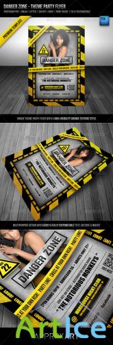 GraphicRiver - Danger Zone - Theme Party Flyer 2561644
